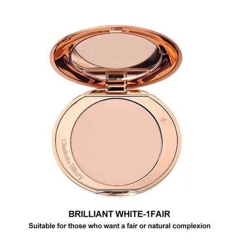 Charlotte Tilbury Airbrush Flawless Finish Powder Full Size 8g Fair or Medium Uk