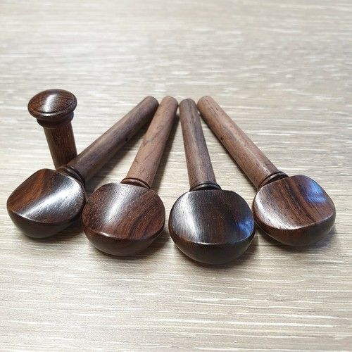 Violin Pegs Rosewood Ready Twisted / Violin Pegs Rosewood Fine Pre-Shaped