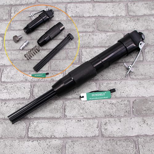 Needle Scaler Pistol Grip Rust Paint Remover Gun Descaler Pneumatic Air Deruster — image 1