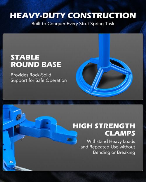 OMT Strut Spring Compressor Coil Spring Press 50 cm Max. Height Hand Operate — image 5