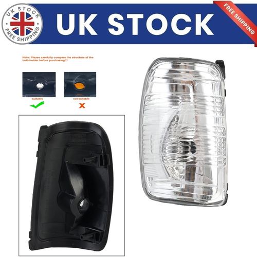 LEFT SIDE PASSENGER Wing Mirror Indicator Clear Lens For Ford Transit MK8 2014+ — image 4