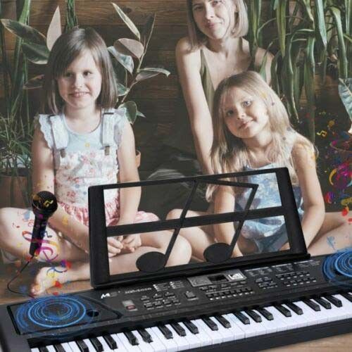 Musical Electronic Keyboard Digital Piano 61 Keys Adults Beginner With Stand — image 12