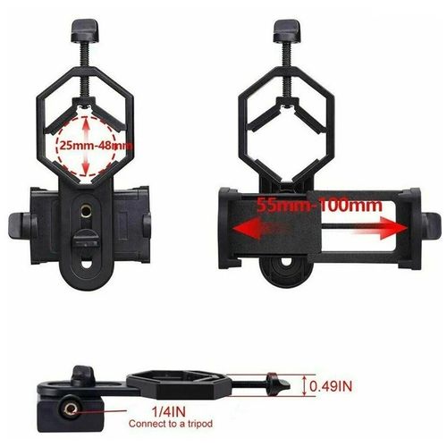 Mobile/Smart-Phone Telescope Adapter Holder Mount Bracket Spotting Scope Adapter — image 3