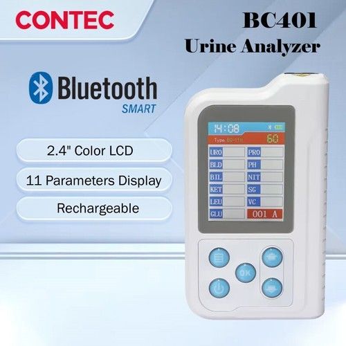 Bluetooth Urine Analyzer Rechargeable Multi-parameter Tester with 100pcs Strips