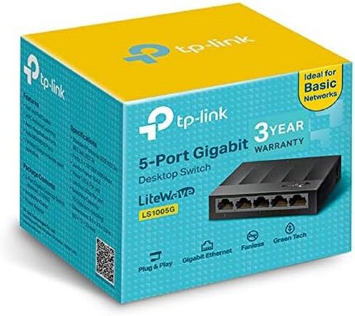 5 Port TP-LINK Gigabit Fast Ethernet Switch LAN Network Splitter Hub Wired — image 10