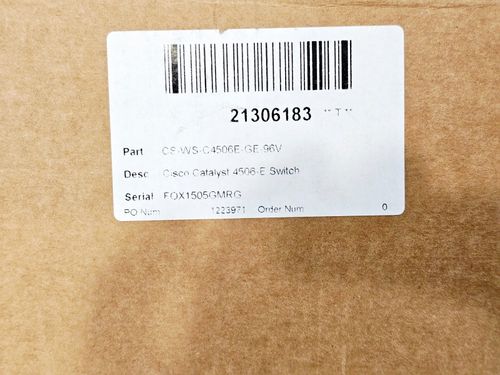 Cisco Catalyst 4506-E WS-C4506E-GE-96V 96-Port PoE Switch — image 9