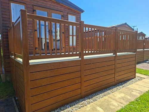 2021 Rimini Static Caravan | 2 Bedrooms | Wrap-around Decking | Open All Year