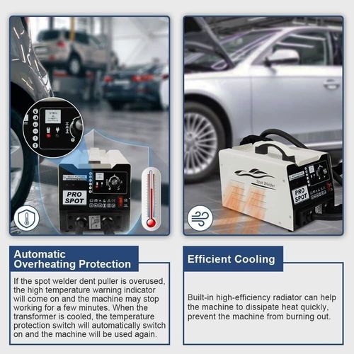 Vehicle Panel Spot Dent Puller 3800A 220V Car Body Stud Welder Dent Removal Kit — image 10