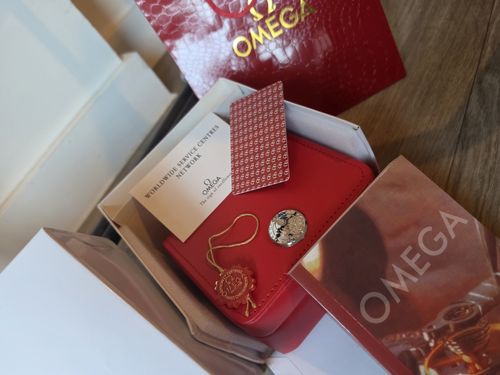Authentic OMEGA Presentation Watch Box Case Accessories Set ONLY - NO WATCH — image 7