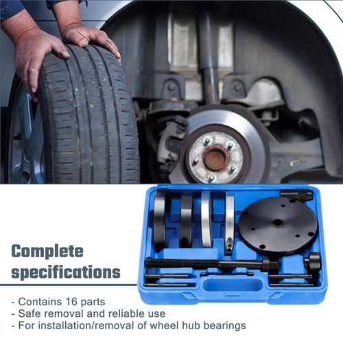 78 MM Front Wheel Hub Bearing  Puller Remove Tool Kit Set For Ford Volvo Mazda — image 3