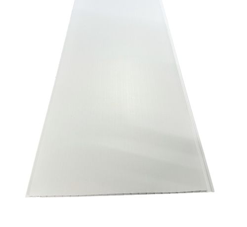 Plain White Matt 8mm PVC Bathroom Ceiling Cladding Kitchen Panels Shower Wall — image 4