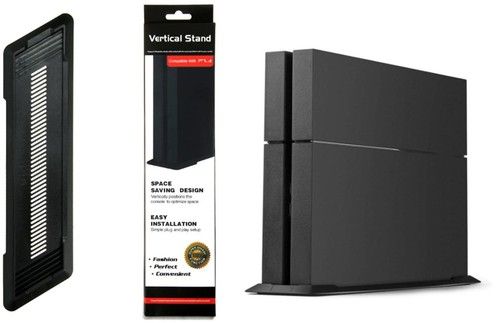Vertical Mount Based Holder Vented Dock Stand for Sony Playstation 4 PS4 Console