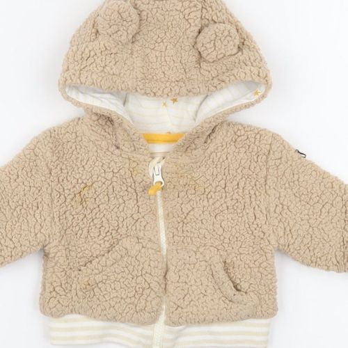 Mountain Warehouse Unisex Baby & Toddler Puffer Jacket Size 3-6 Months Beige — image 6