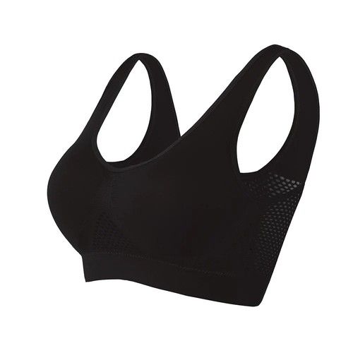 Women Sports Bra High Impact Seamless Padded Bra Workout Yoga Jump Exercise New
