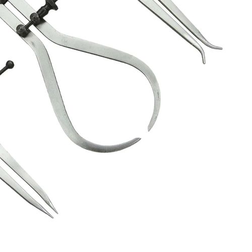 3PC SPRING CALIPERS - SET OF 3 INTERNAL EXTERNAL DIVIDERS DIVIDING TOOLS MS153 — image 2