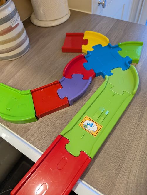 VTech Toot Toot Drivers Road Track Connectable Track Set 34 Pieces Age 2+ VGC — image 6