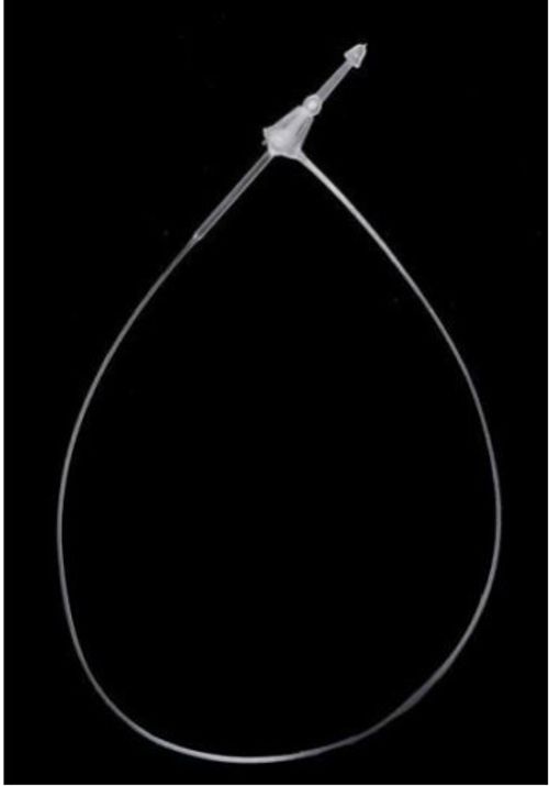3'' 5'' 7'' Hang Tag Nylon String Snap Lock Pin Loop Fastener Hook Tie Saver Bag