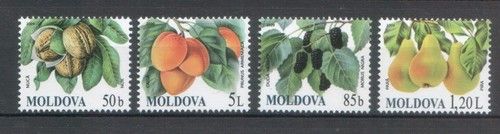 Moldova 2009 Fruits 4 MNH stamps