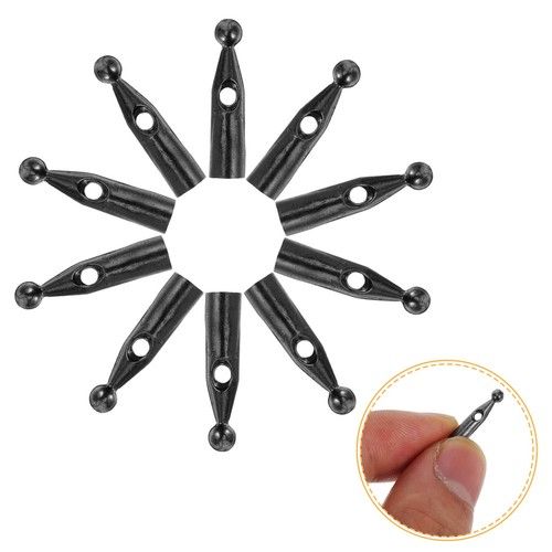 10pcs Umbrella Tail Beads: 2.8mm Hole Pole Tops Tip Fix For Cover Small