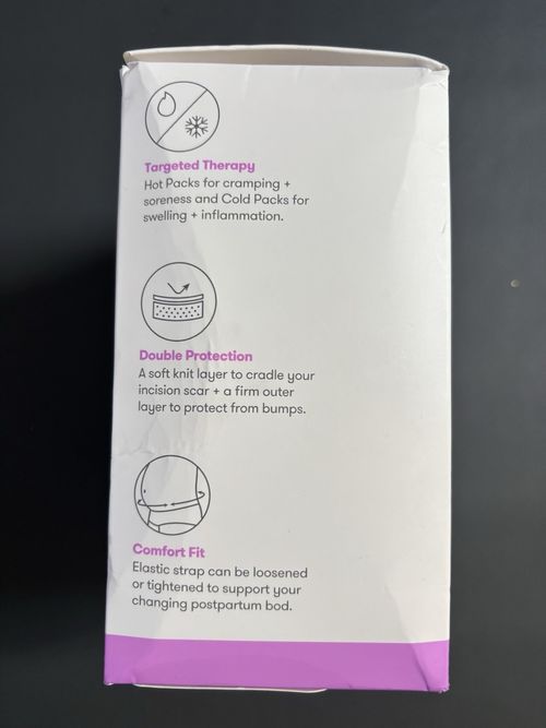 Frida Mom C Section Recovery Band Postpartum Abdominal Belt 2 Hot Cold Packs NEW — image 4