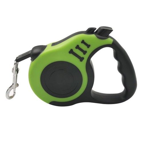 Retractable Dog Leash - Flexible Traction Rope for All Breeds | 3/5 Meters - gre