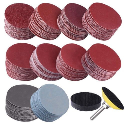 303PCS 2Inch Sanding Discs Pad Kit for Drill Grinder Rotary Tools + Backing Pad — image 8