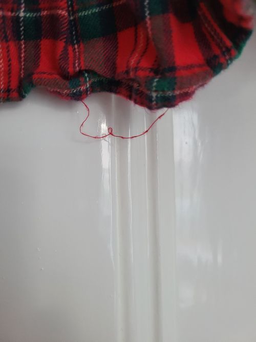 Next Baby Girls Red Tartan Christmas Dress 9-12 Months 80cm Cotton — image 2