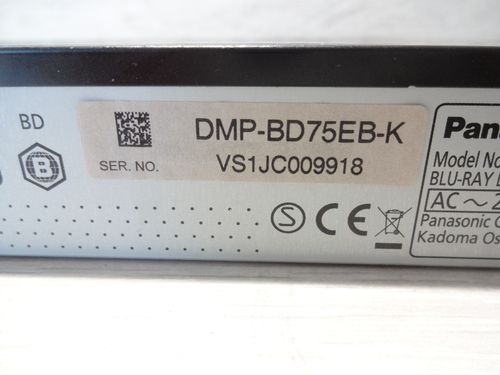 Panasonic DMP-BD75 Blu-Ray DVD Player  (Multi region Free DVD) Tested Working — image 7