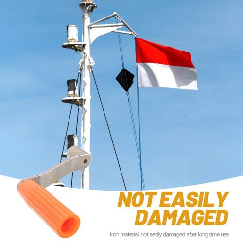 Flag Pole Crank Handle Replacement Durable Manual Winch for Flag Lifting Use — image 9