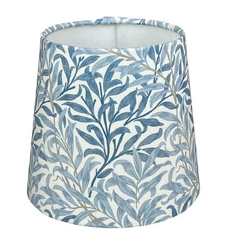 Empire Handmade Handmade Lampshade with William Morris Willow Bough Azure Fabric