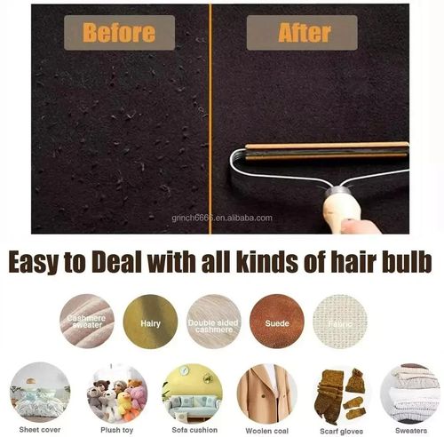 Portable Lint Remover Carpet Rake Scraper Dog Fur Fuzz Scraper Lint Roller Tool. — image 8