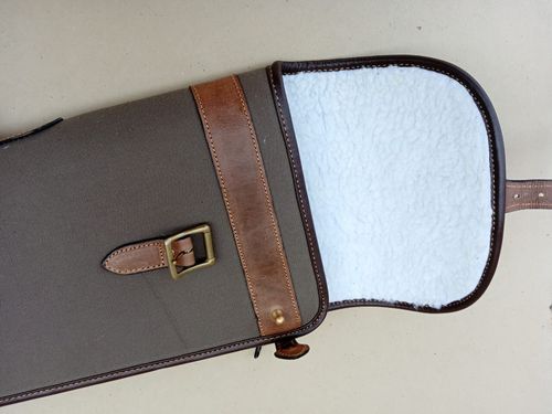 Premium Quality Canvas Plus Leather Shotgun Slip 52" — image 6