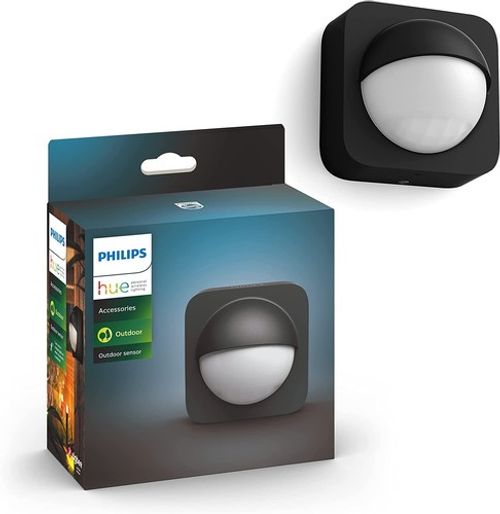 Philips Hue Outdoor Motion Sensor. Smart Lighting Accessory for Outdoor Light