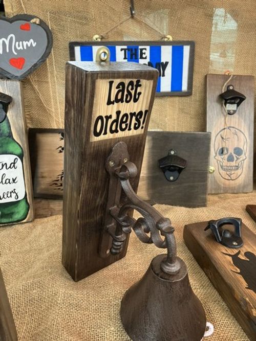 Pub accessory, bar bell,home bar,  last orders bell, pub bell, pub decor, bar