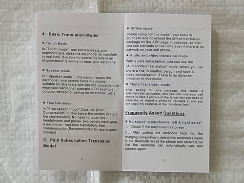 144 Languages Translator Earbuds Wireless Bluetooth 2-Way Translator Device — image 8
