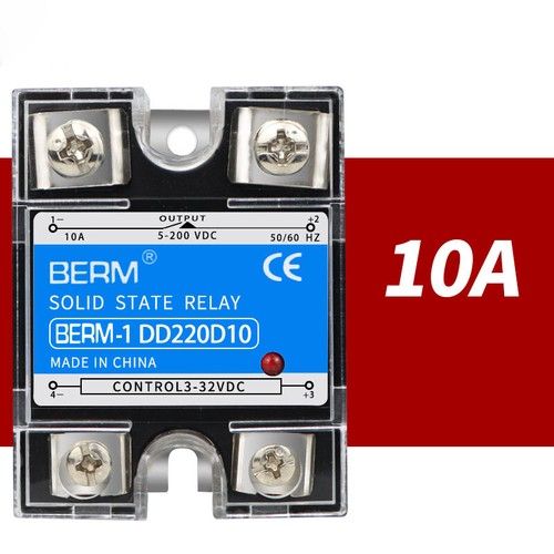 BERM-1(10/25/40/60/80/100DD) Solid State Relay DC3-32V to DC5-220V Single-Phase