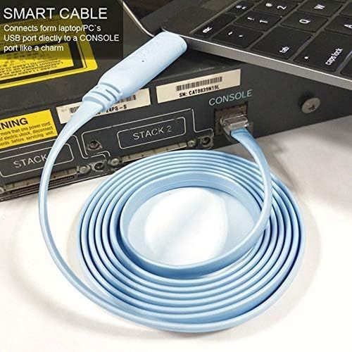 USB-C Cisco Console Cable, 6Ft USB Type C to RJ45 Serial Adapter Essential Acces — image 7