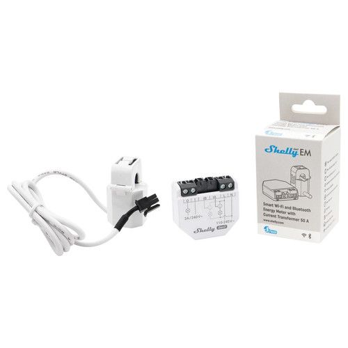 Shelly EM Gen3 Smart Energy Monitor & 50A Clamp