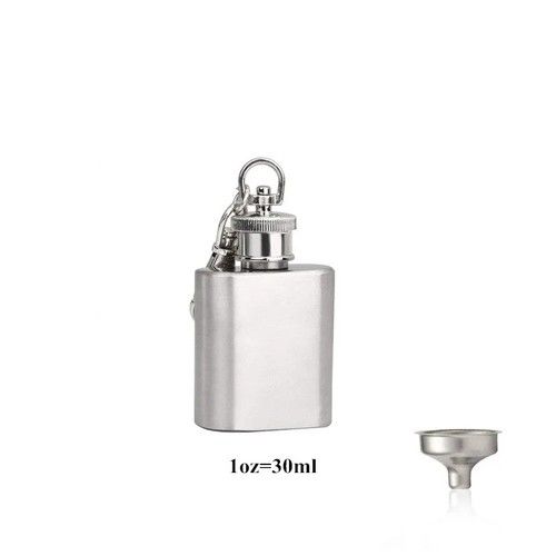 LMETJMA 1 4 5 6 7 8 9 10 oz Stainless Steel Hip Flask with Funnel Pocket Hip Fla