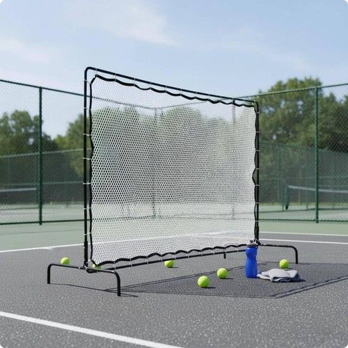 Tennis Rebound Net Durable Mesh Tennis Wall Trainer Tennis Practice Tool for