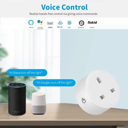 4 Pack Tuya Smart WiFi Plug UK 20A Socket Alexa Google Voice Control Energy Time — image 3