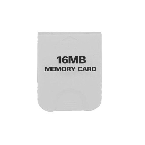 TESTED 16MB GameCube Wii Memory Card Video Game Nintendo 251 Blocks White Black
