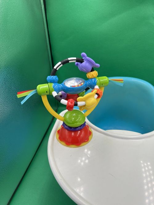 Bumbo Blue Baby Seat with Detachable Tray And Toy Floor Seat Booster — image 2