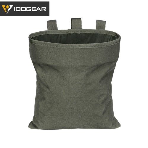IDOGEAR MOLLE Mag Dump Pouch Military Mag Drop Pouch Storage Recycling Bag Gear