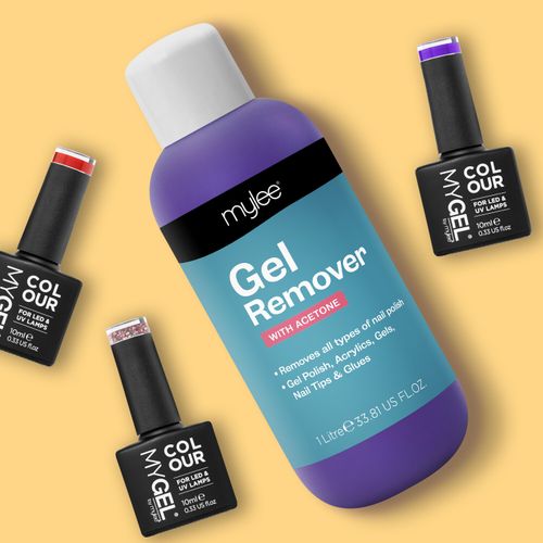 Mylee Salon Gel Polish Remover 1L Acetone UV LED Nail Polish Manicure Pedicure — image 5