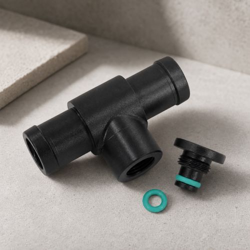 Heater Hose Connector with Seal Threaded T-Type Connector Long-Lasting — image 6