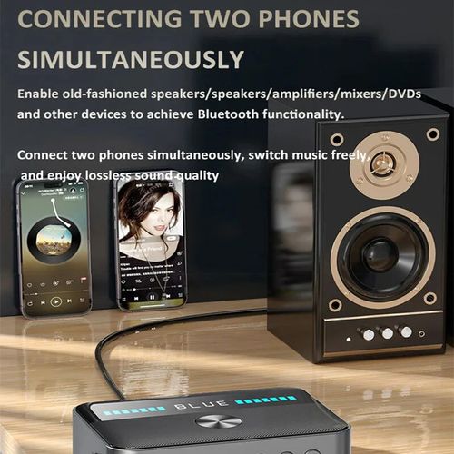 USB NFC Bluetooth Receiver Transmitter Digital To Analog 3.5mm RCA Audio Adapter — image 8