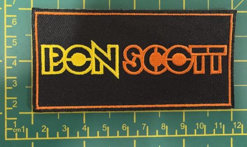 AC/DC Bon Scott  Woven Sew Or Iron On Patch Officially Licensed