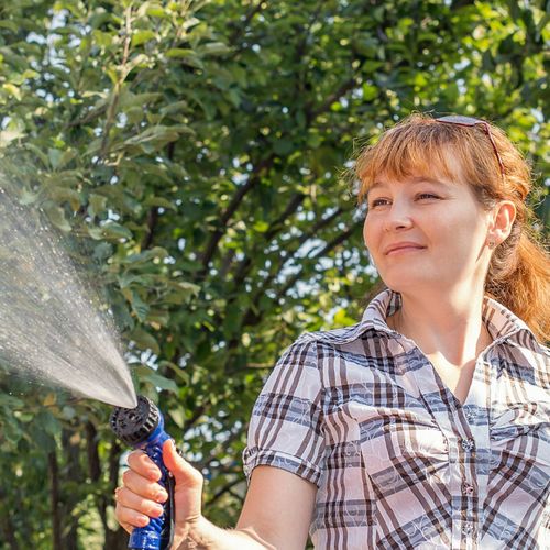 Expandable Garden Hose Pipe Anti Kink With 7 Function Water Spray Gun Magic Hose — image 4