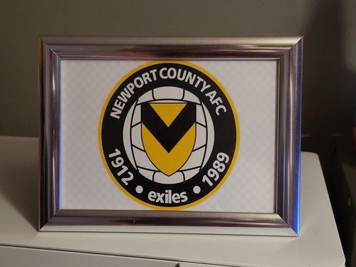 Newport County AFC Football Club Framed Picture Art Print Home Decor